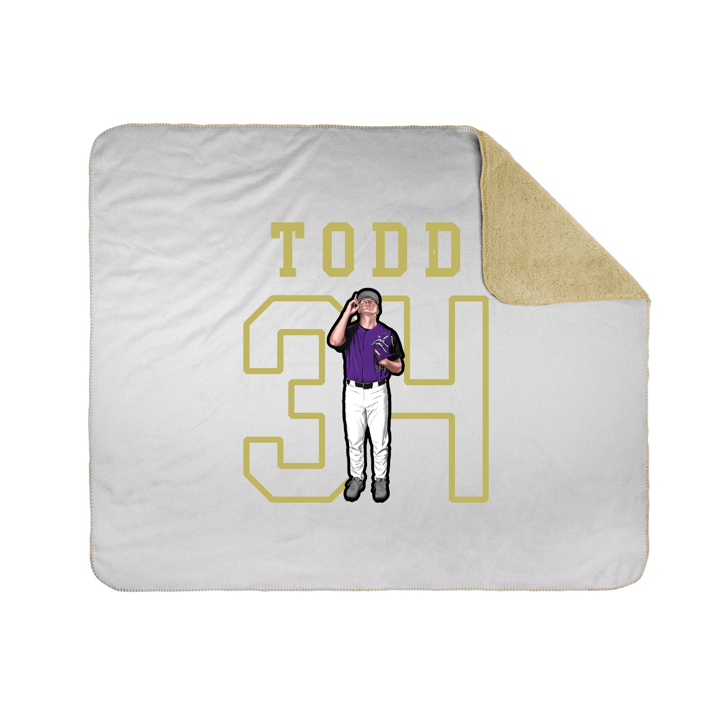 Throw Blanket — Shirsey in White