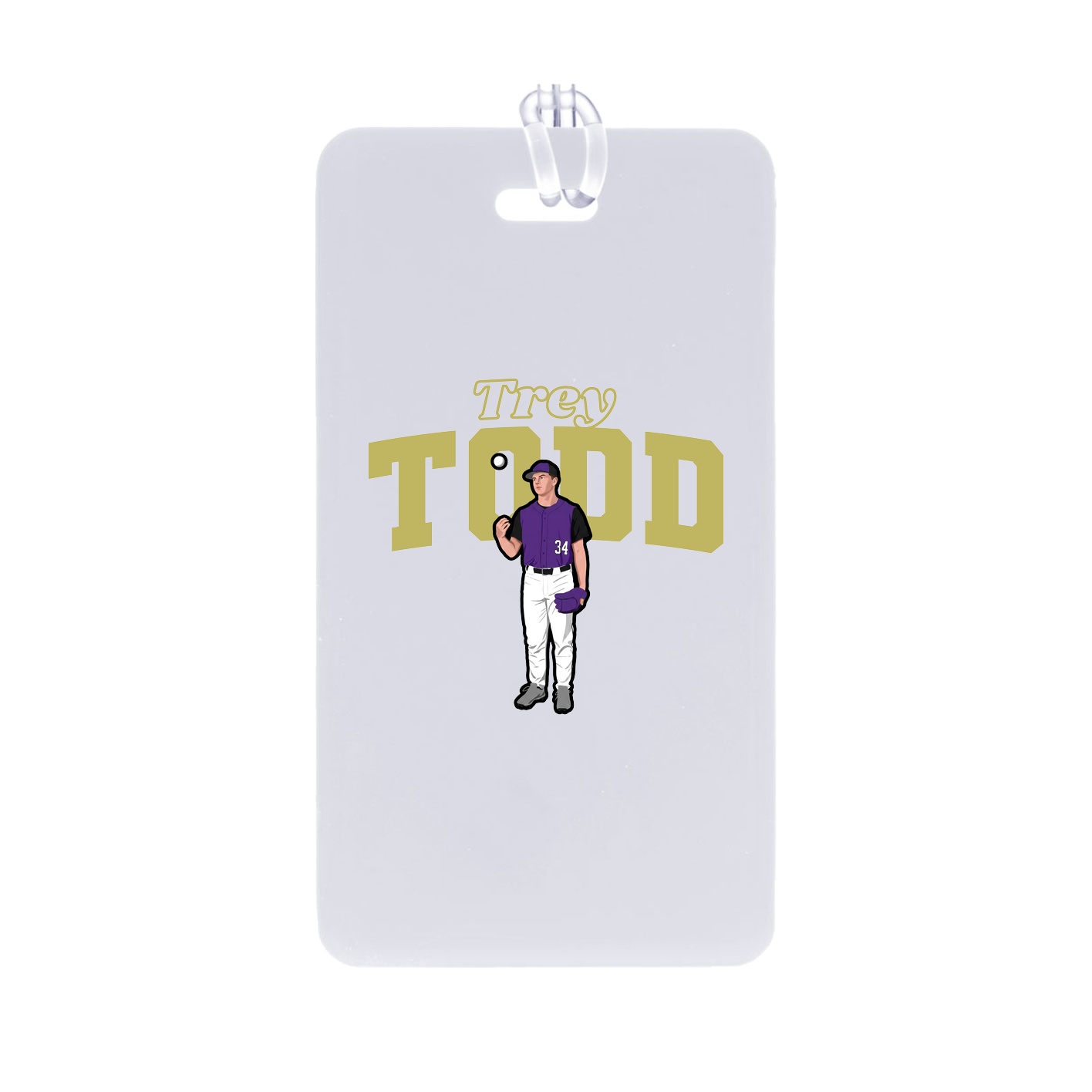 Bag Tag — Name Arch in Classic
