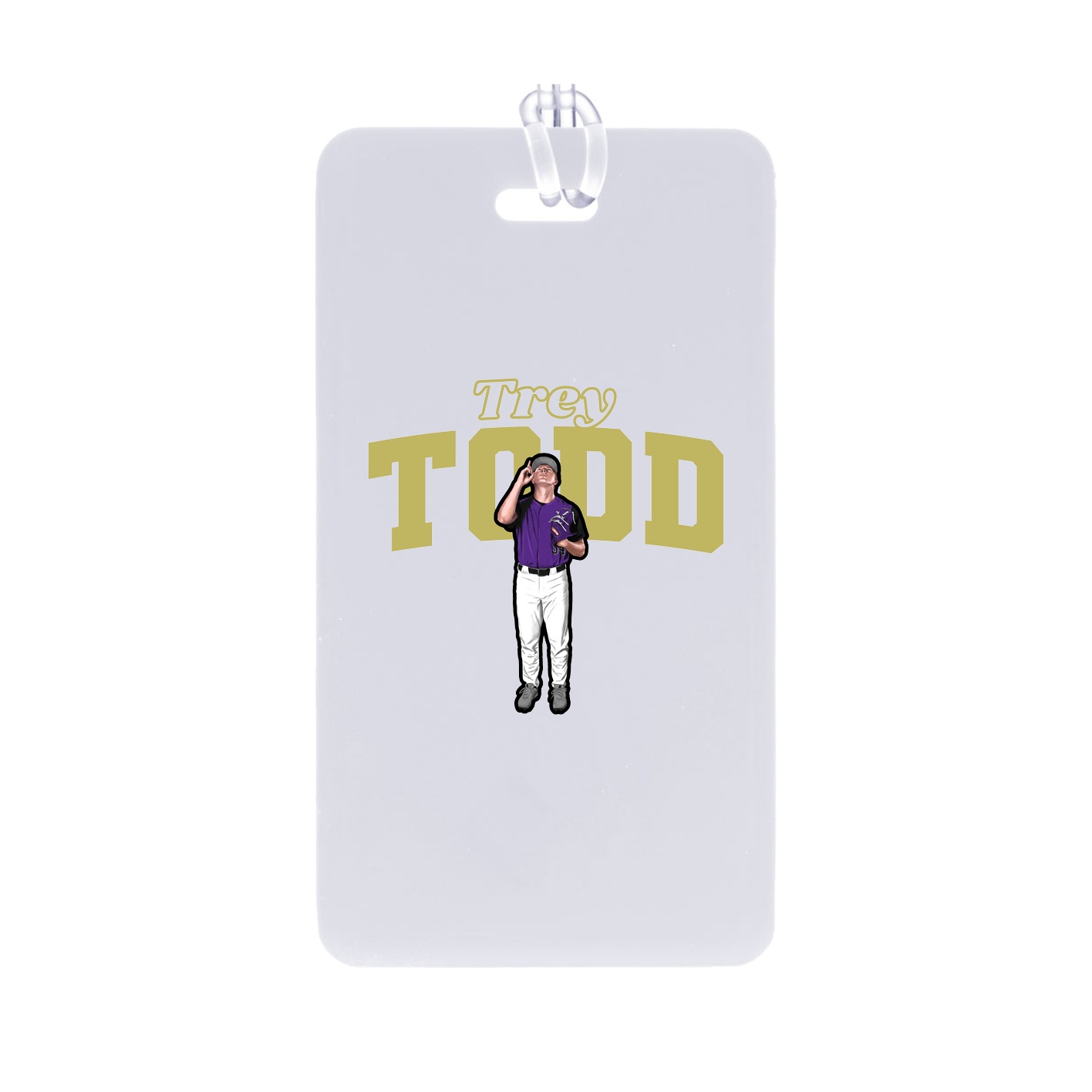 Bag Tag — Name Arch in Classic
