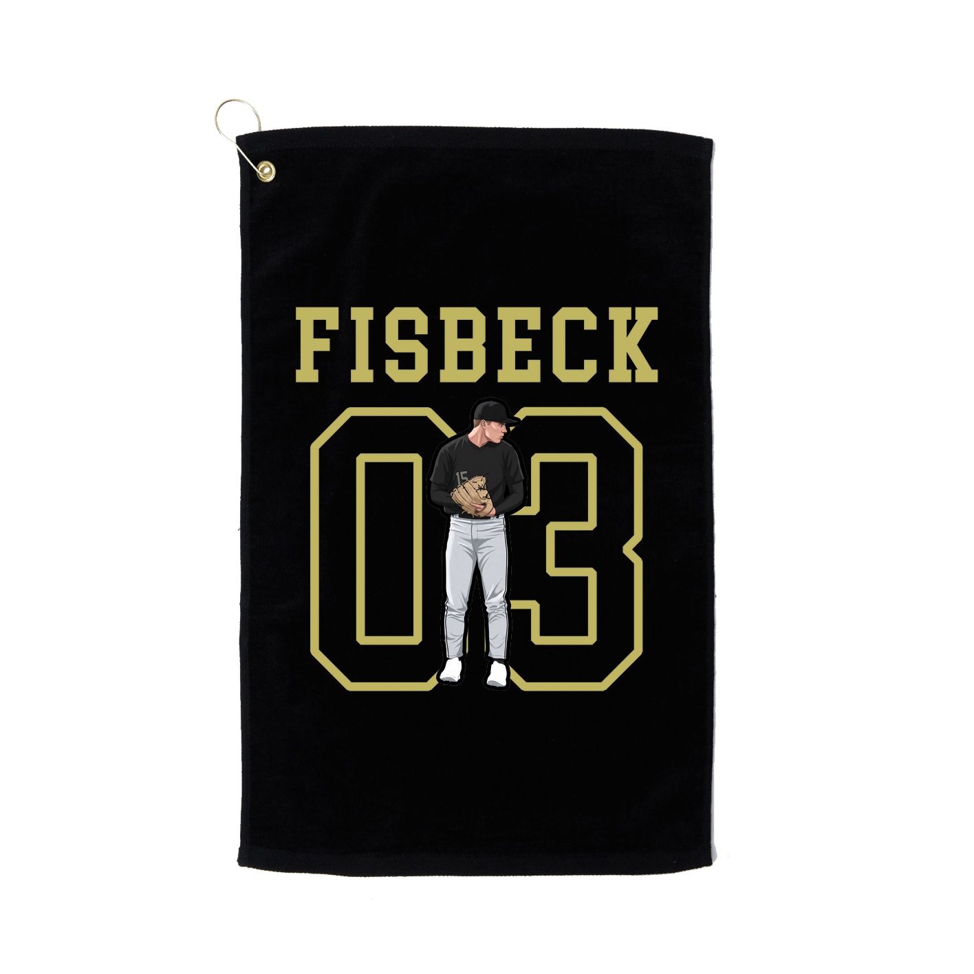 Golf Towel — Shirsey in Black