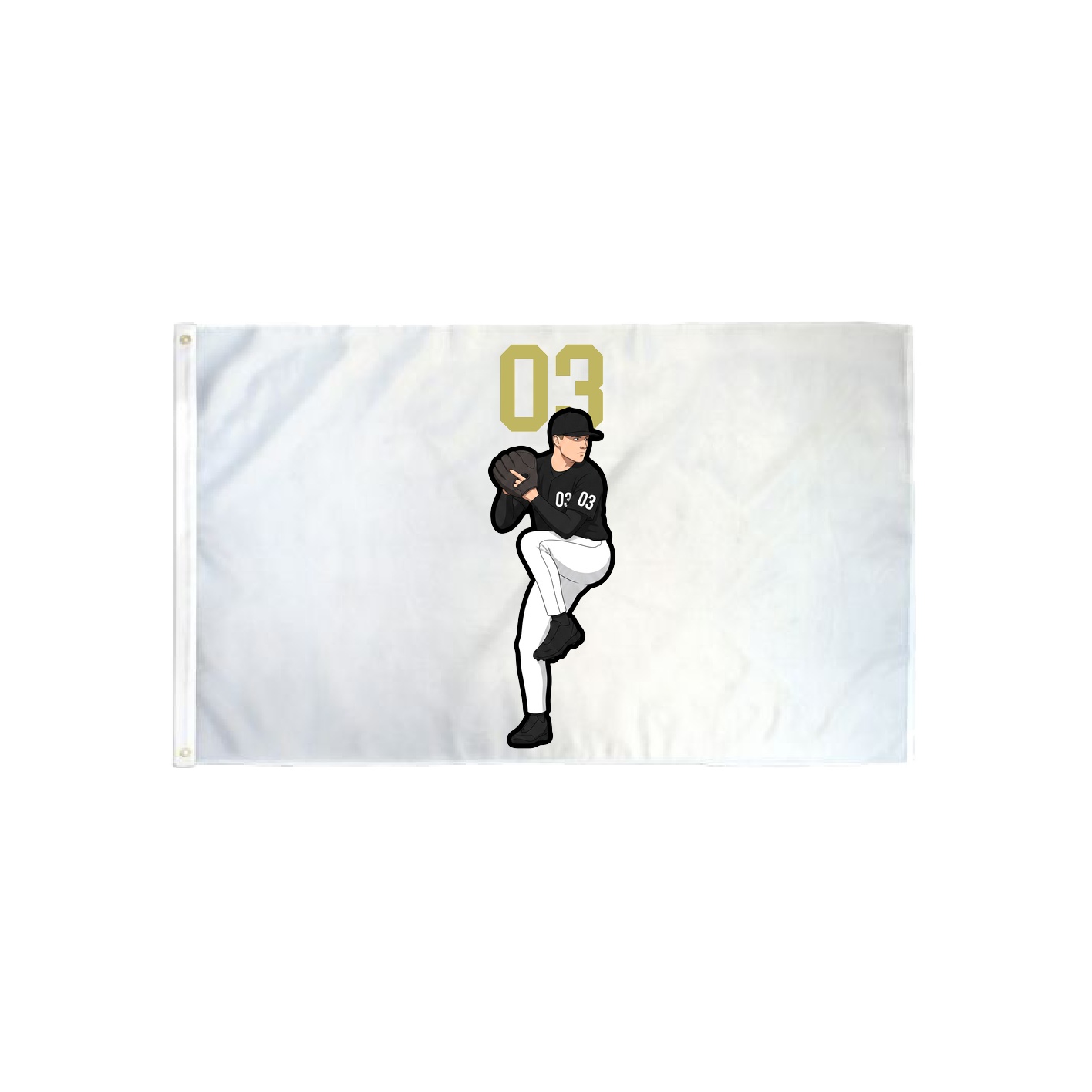 3x5 Flag — Number Top in Classic