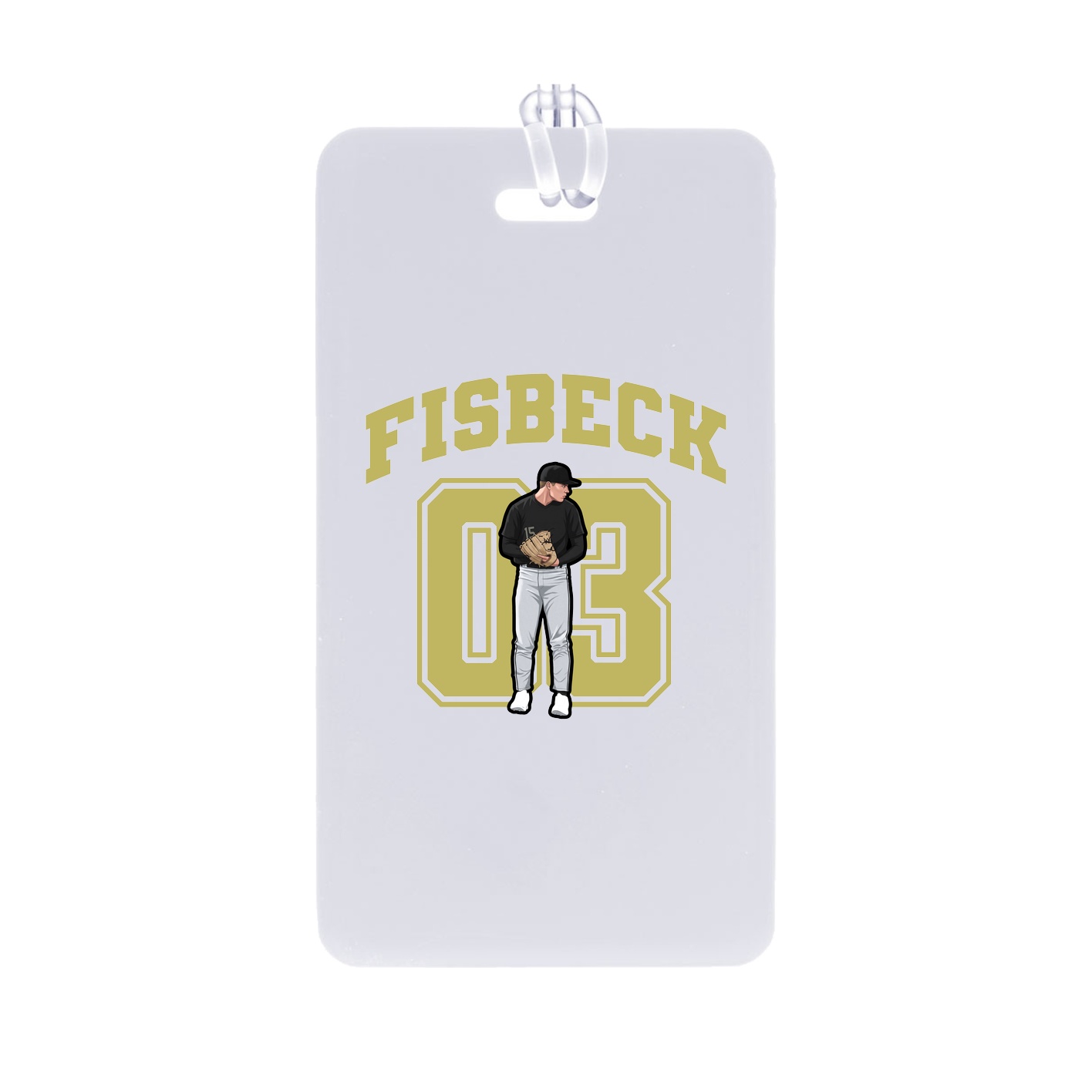 Bag Tag — Number in Classic
