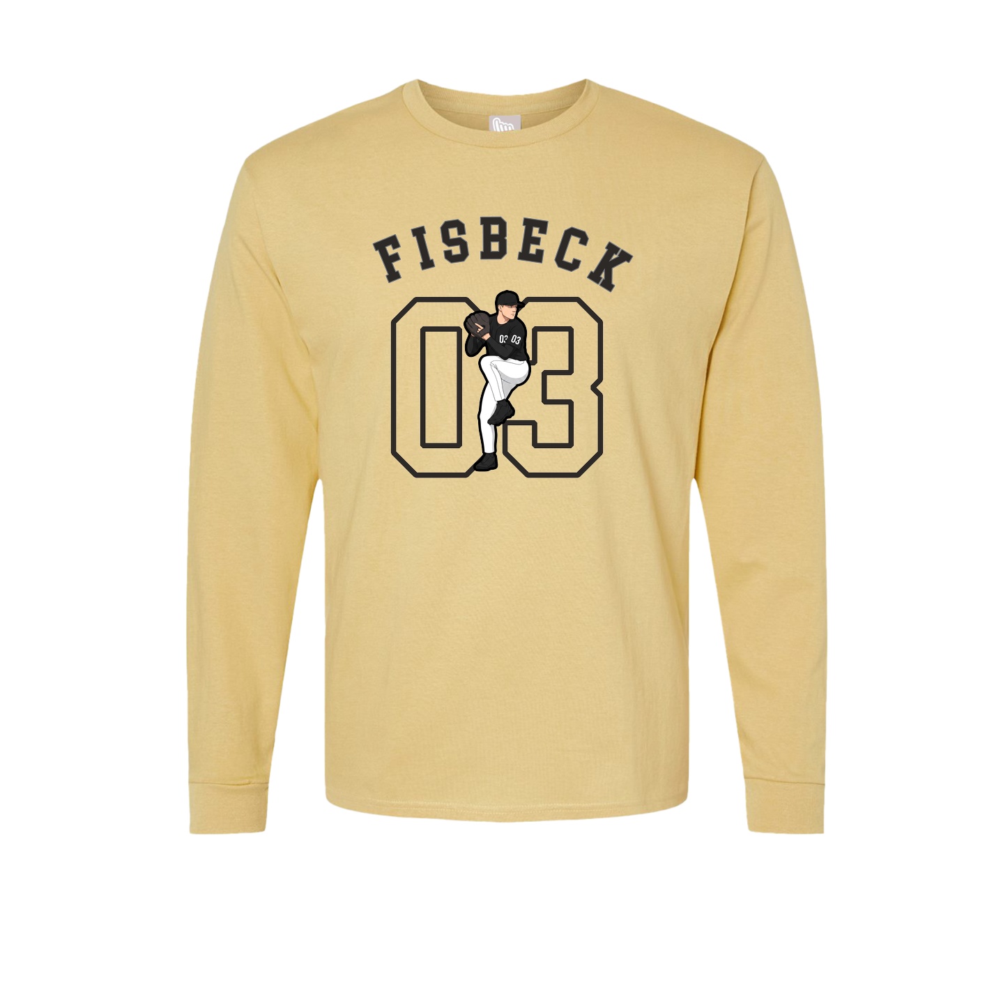 Long Sleeve Tee — Shirsey Arch in Vegas Gold