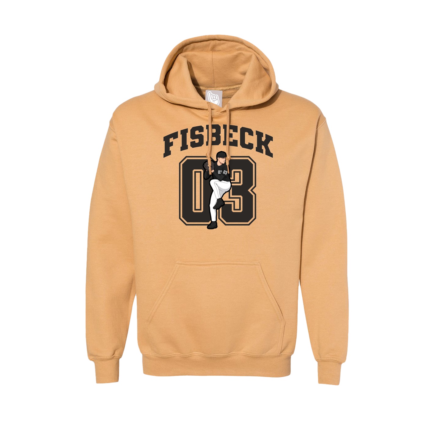 Hoodie — Number in Vegas Gold