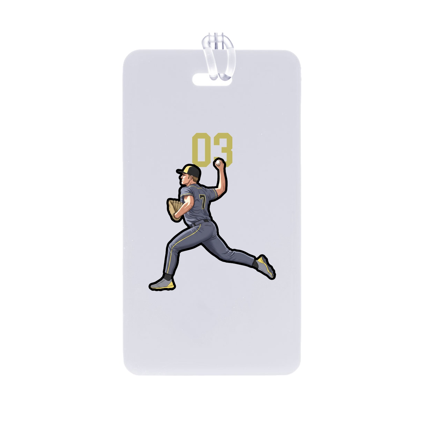 Bag Tag — Number Top in Classic