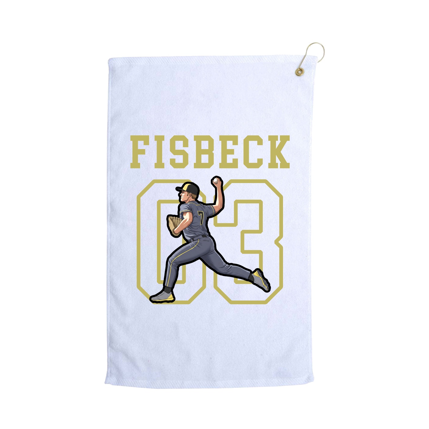 Golf Towel — Shirsey in White
