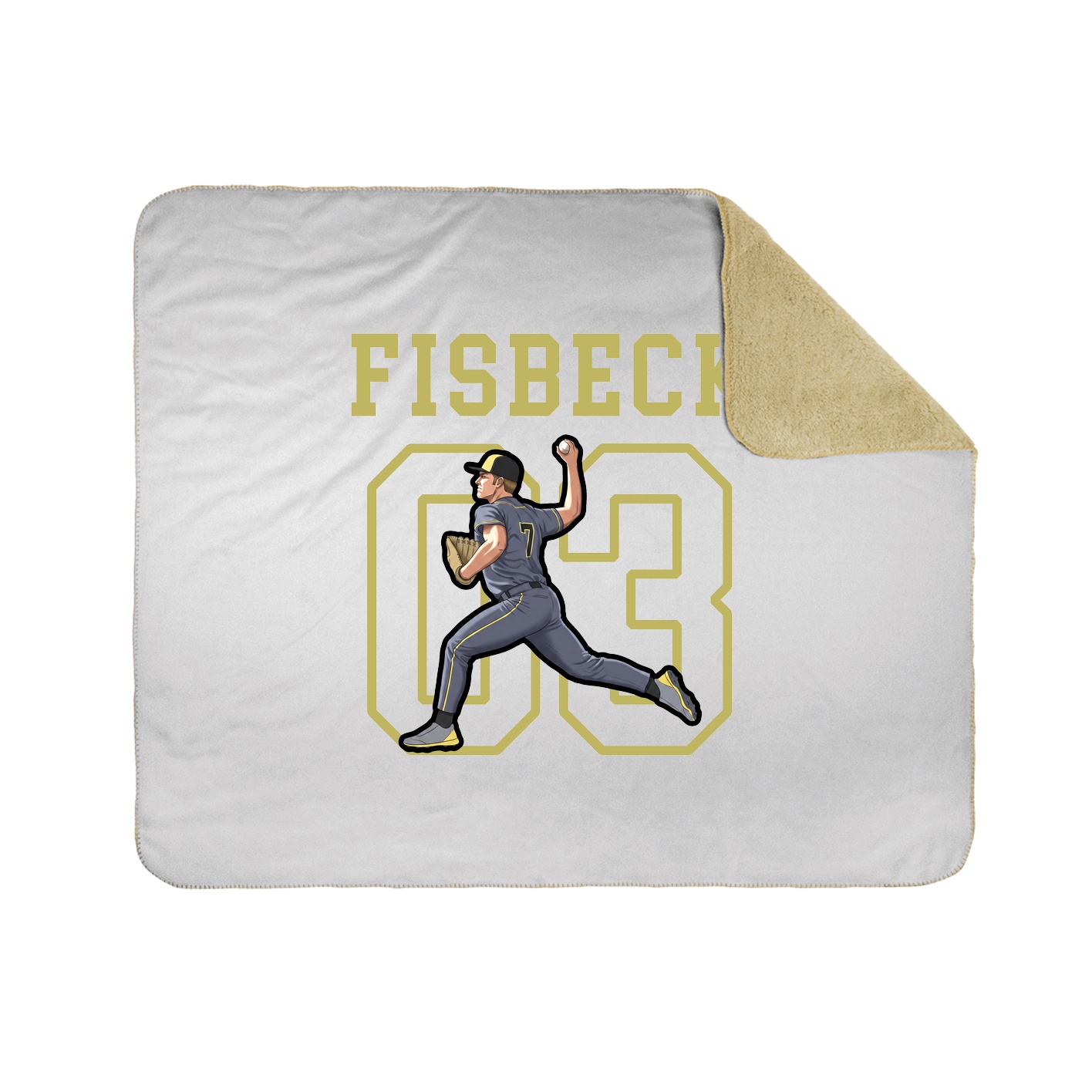 Throw Blanket — Shirsey in White