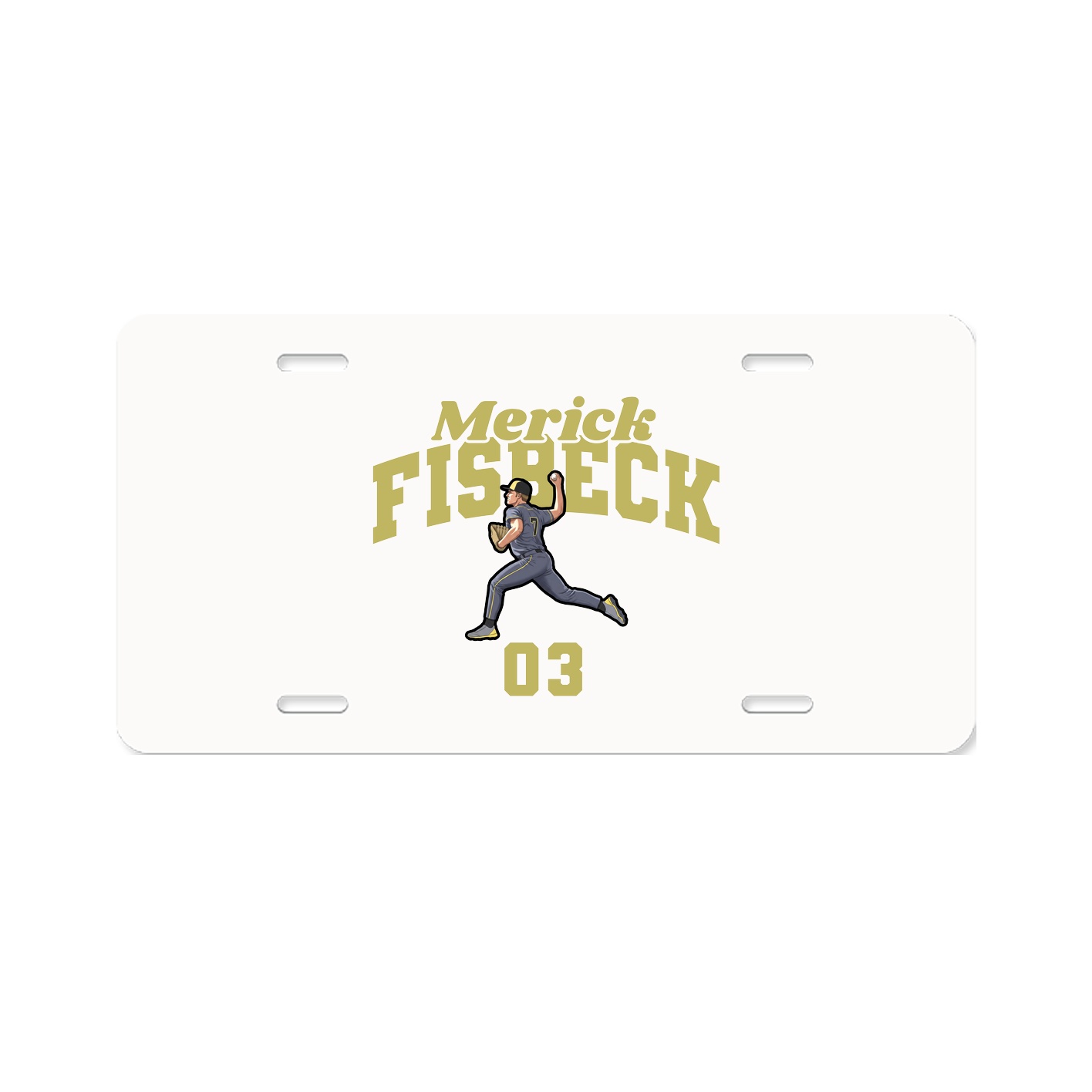License Plate — Signature Arch in Classic