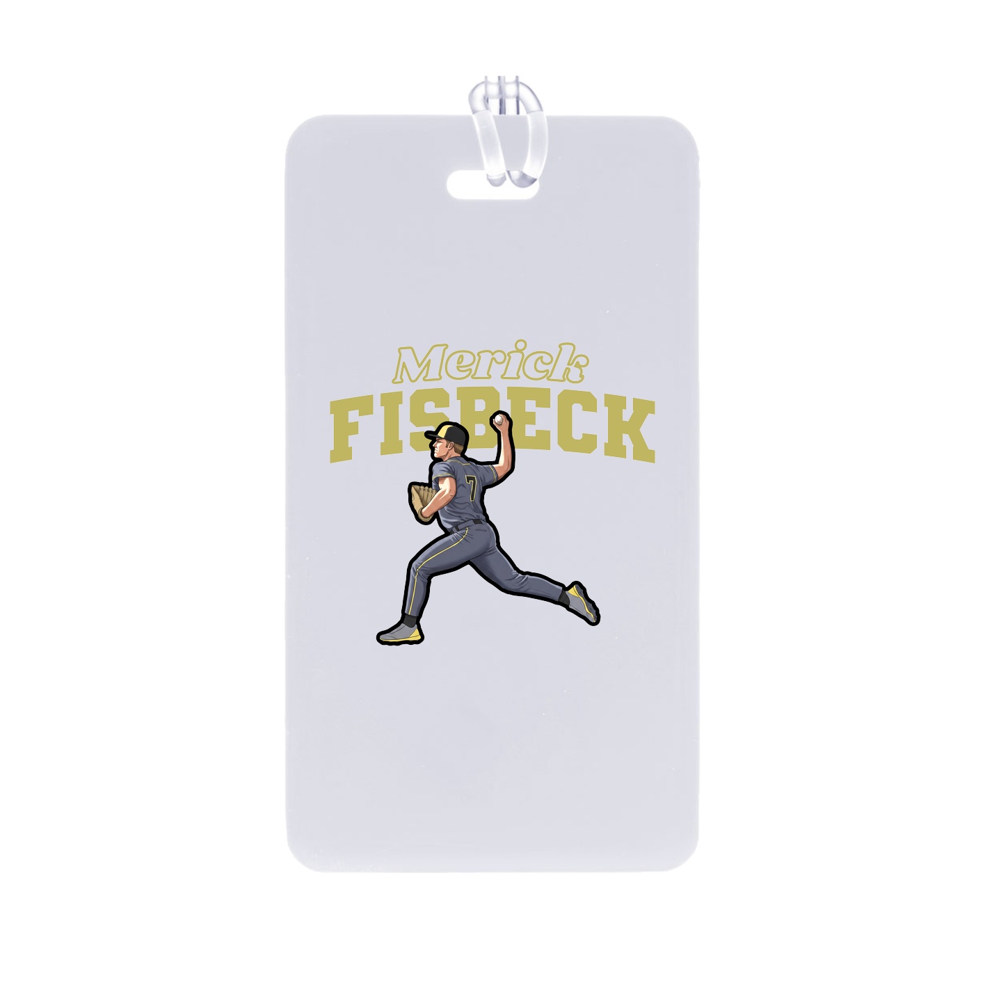 Bag Tag — Name Arch in Classic