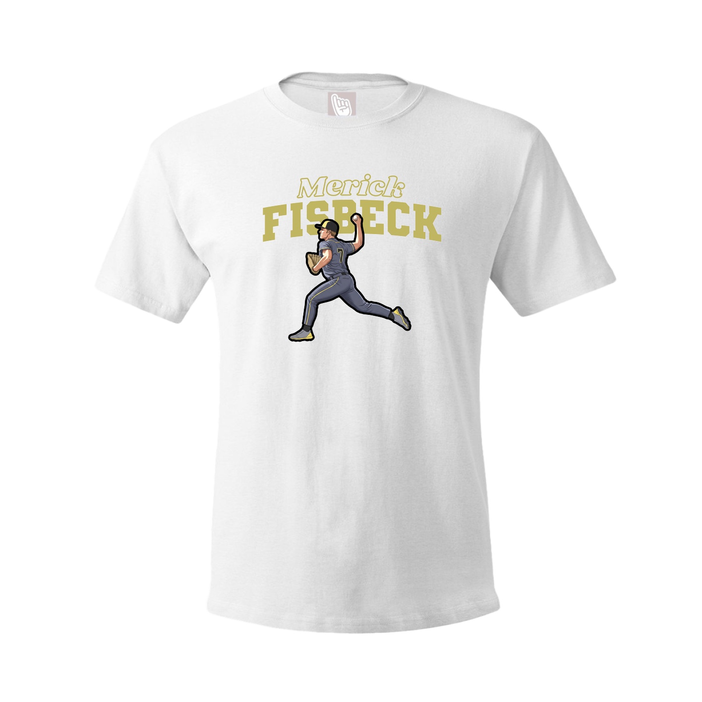 Tee — Name Arch in White
