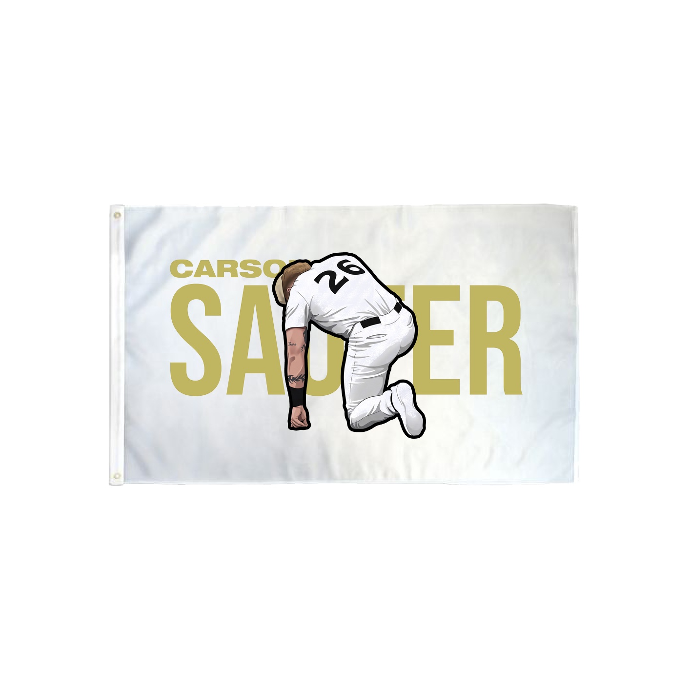 3x5 Flag — Player Name in Classic