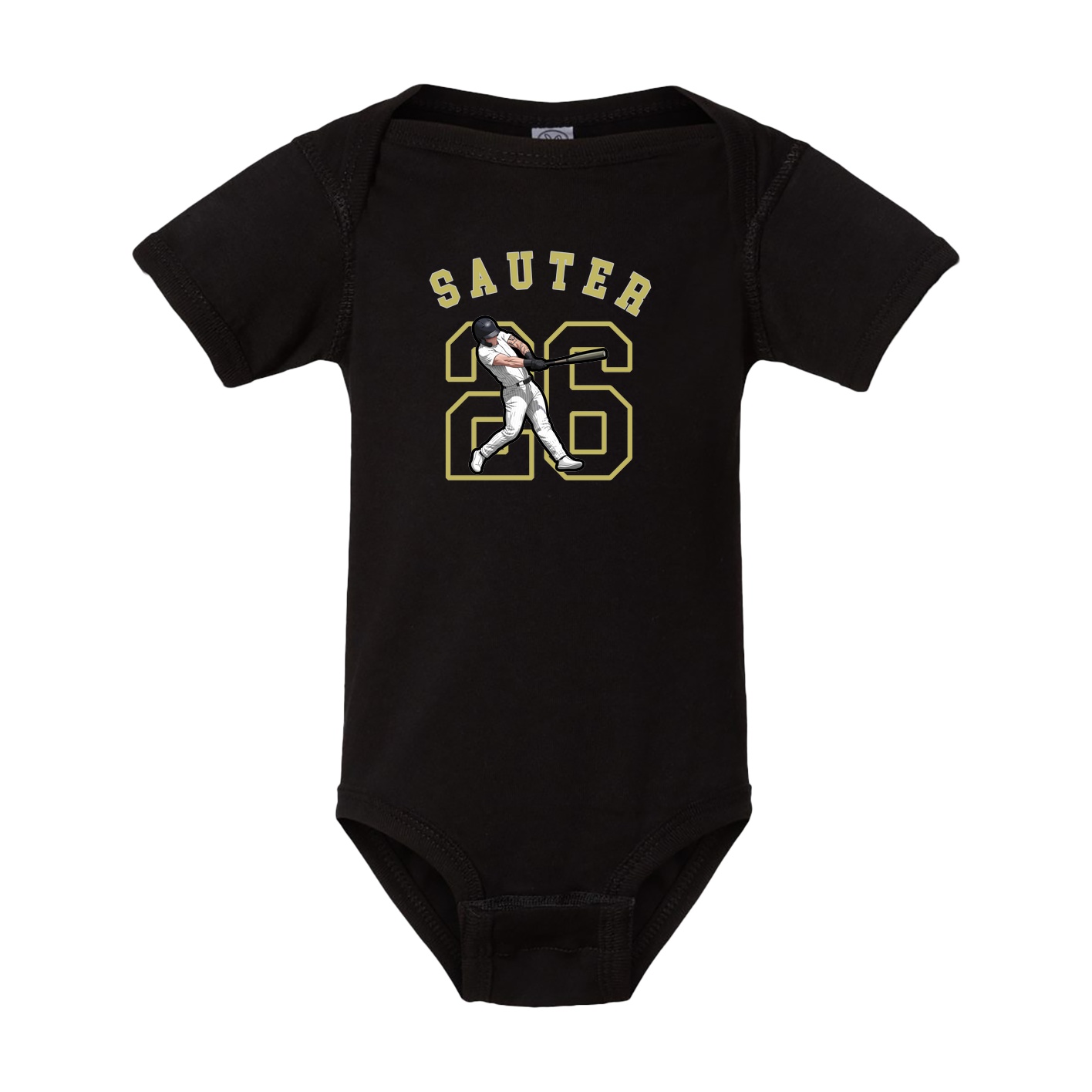 Baby Onesie — Shirsey Arch in Black