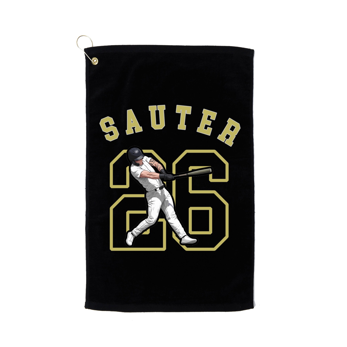 Golf Towel — Shirsey Arch in Black