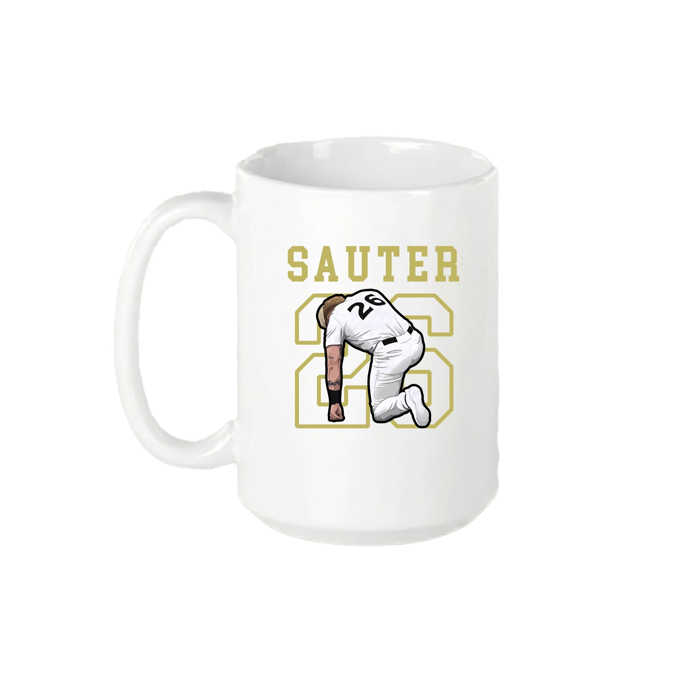 15oz Coffee Mug — Shirsey in White