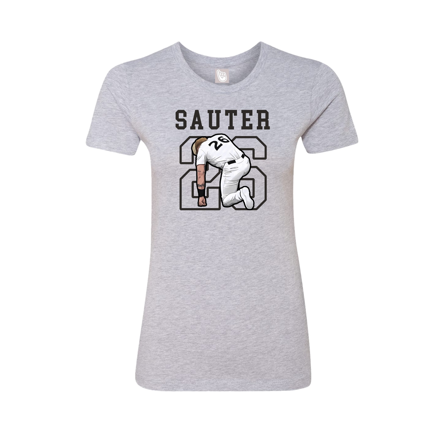 Fitted Women's Tee — Shirsey in Grey