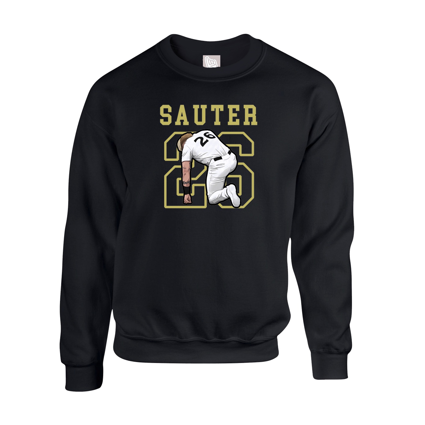 Fleece Crew — Shirsey in Black