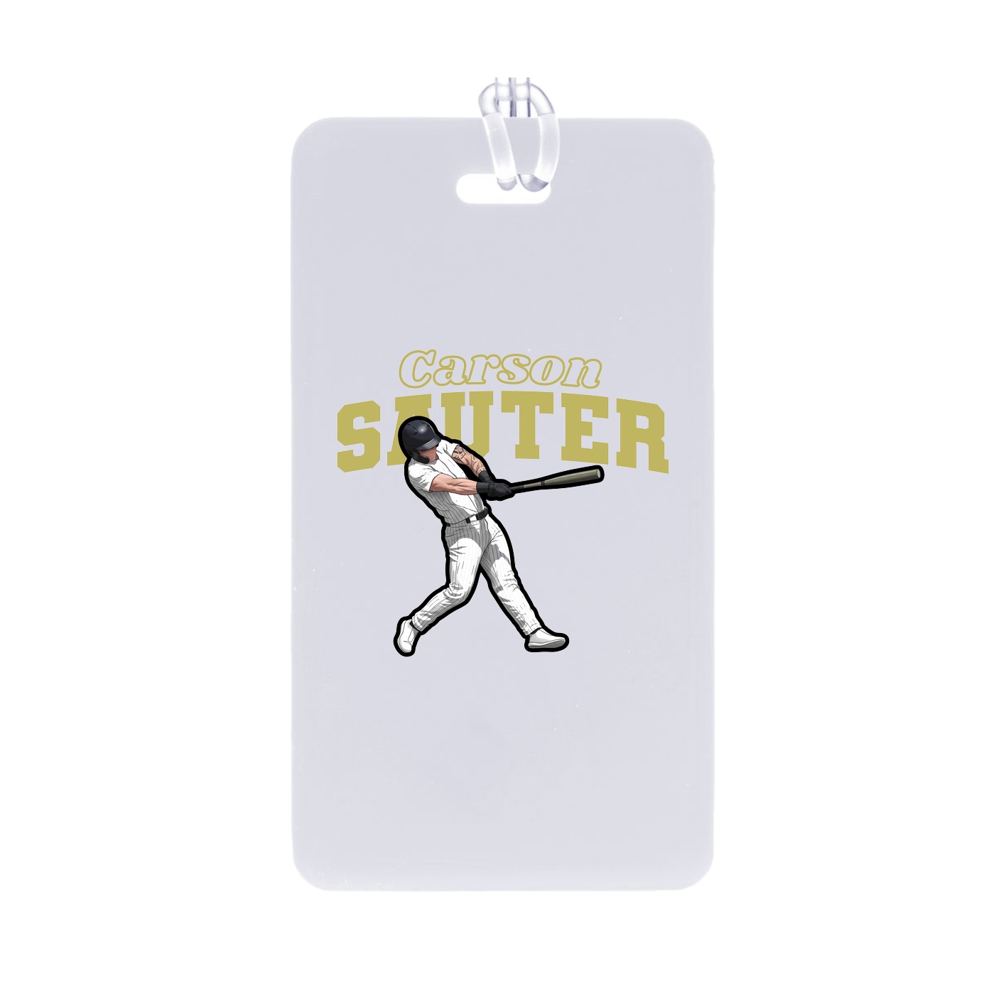 Bag Tag — Name Arch in Classic