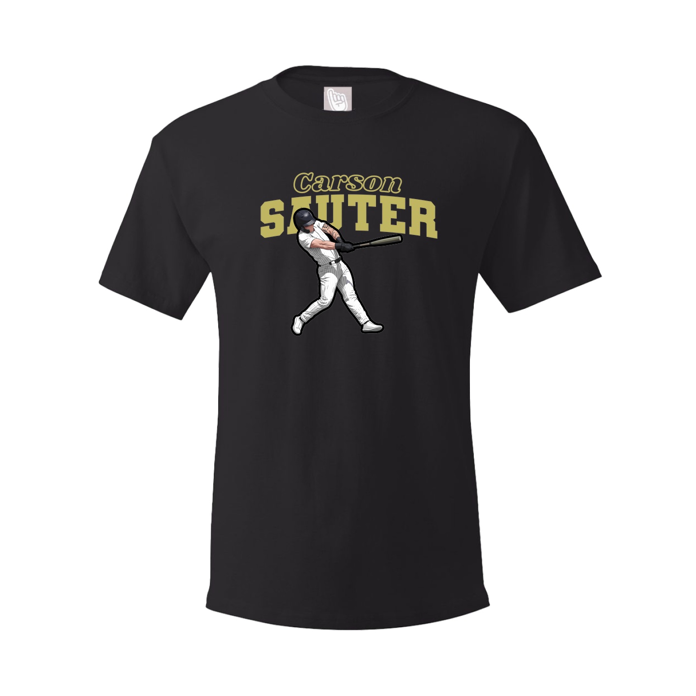Youth Tee — Name Arch in Black