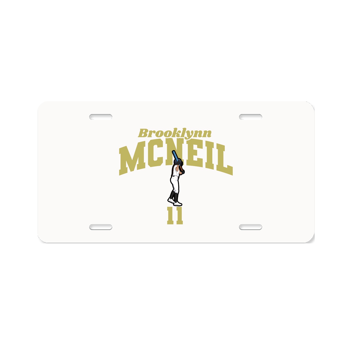 License Plate — Signature Arch in Classic