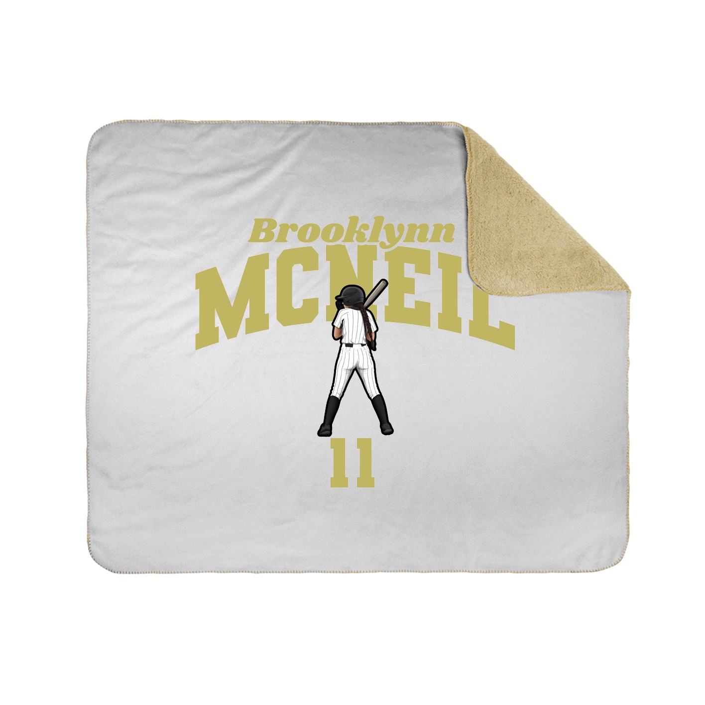 Throw Blanket — Signature Arch in White