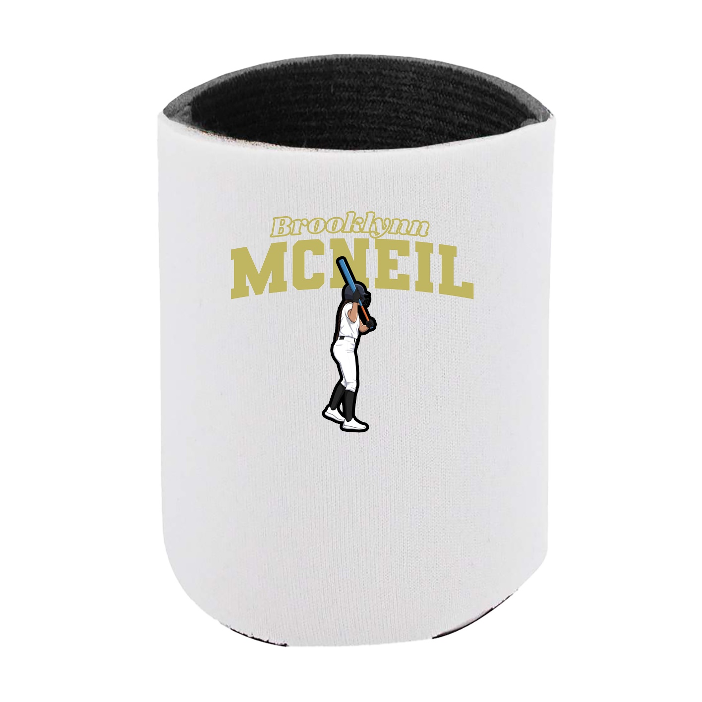 Can Holder — Name Arch in White