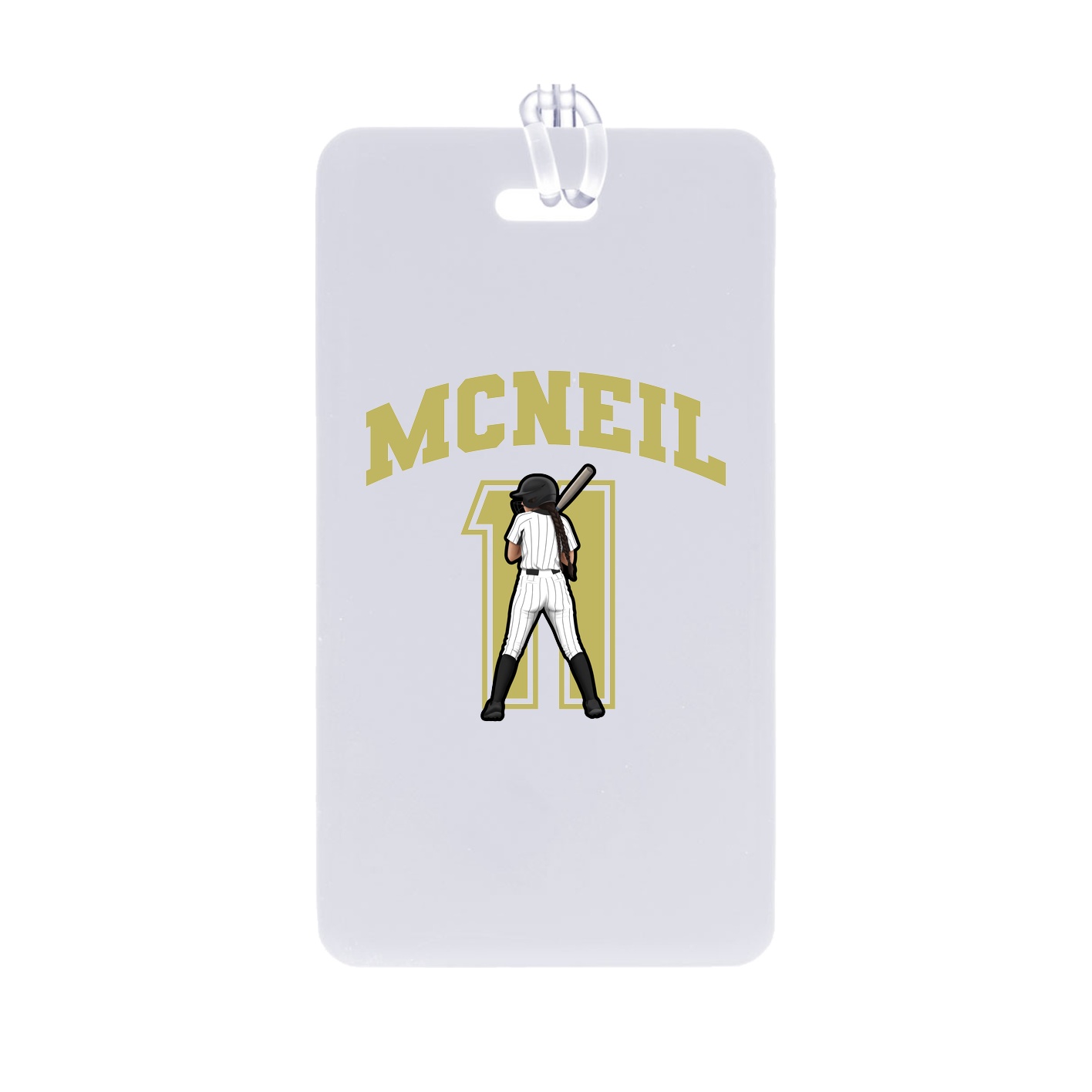 Bag Tag — Number in Classic