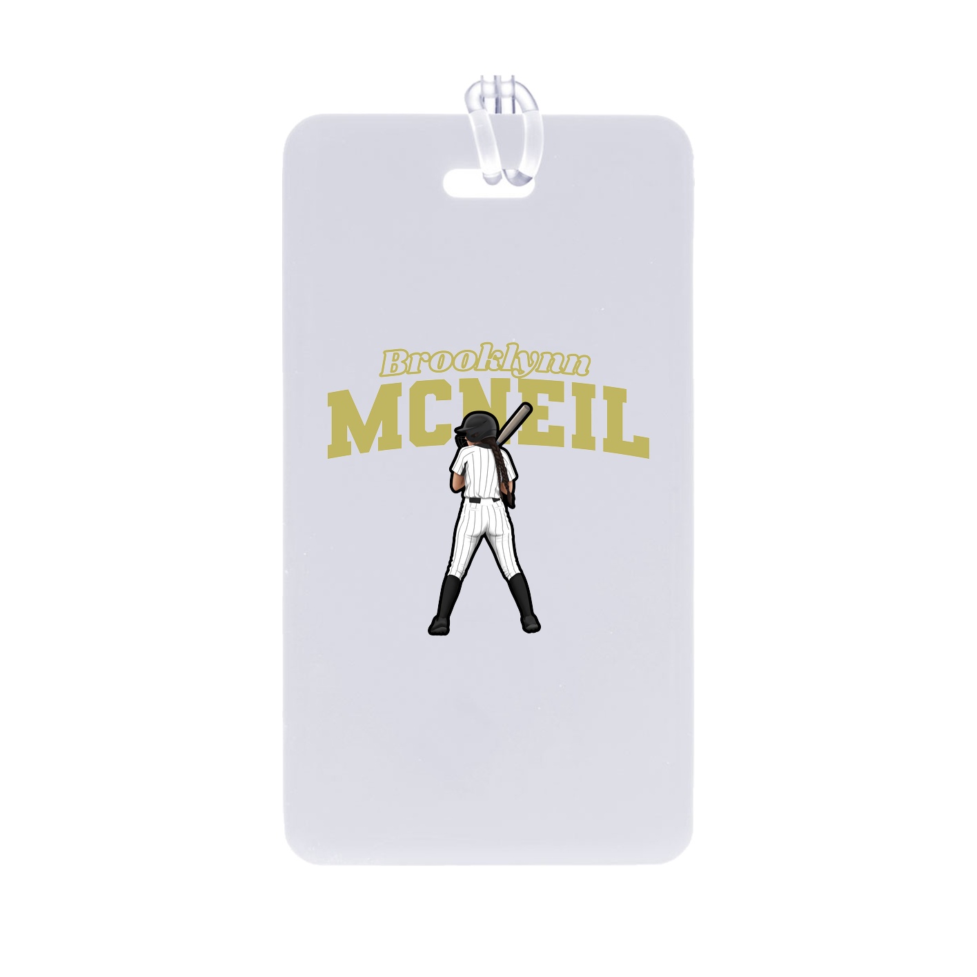 Bag Tag — Name Arch in Classic