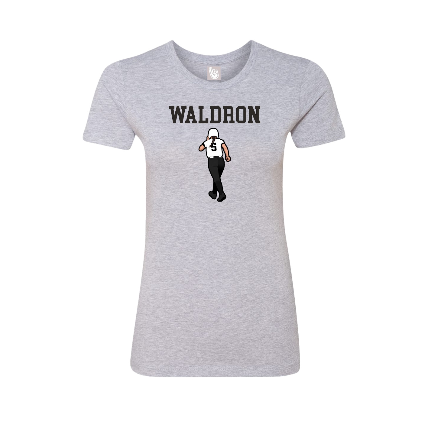 Fitted Women's Tee — Shirsey in Grey