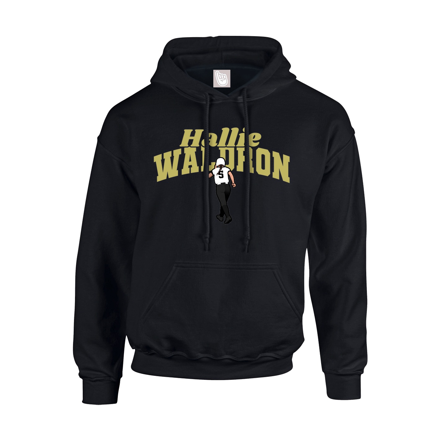 Hoodie — Signature Arch in Black