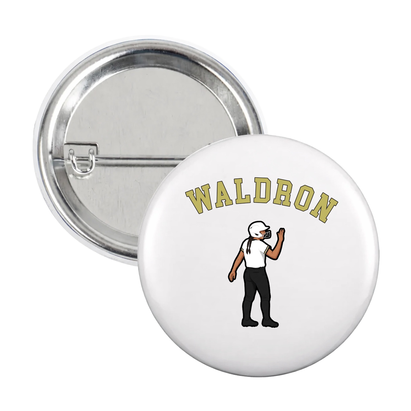Game Day Button — Shirsey Arch in White