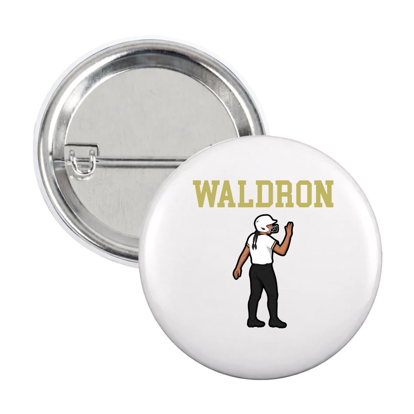 Game Day Button — Shirsey in White