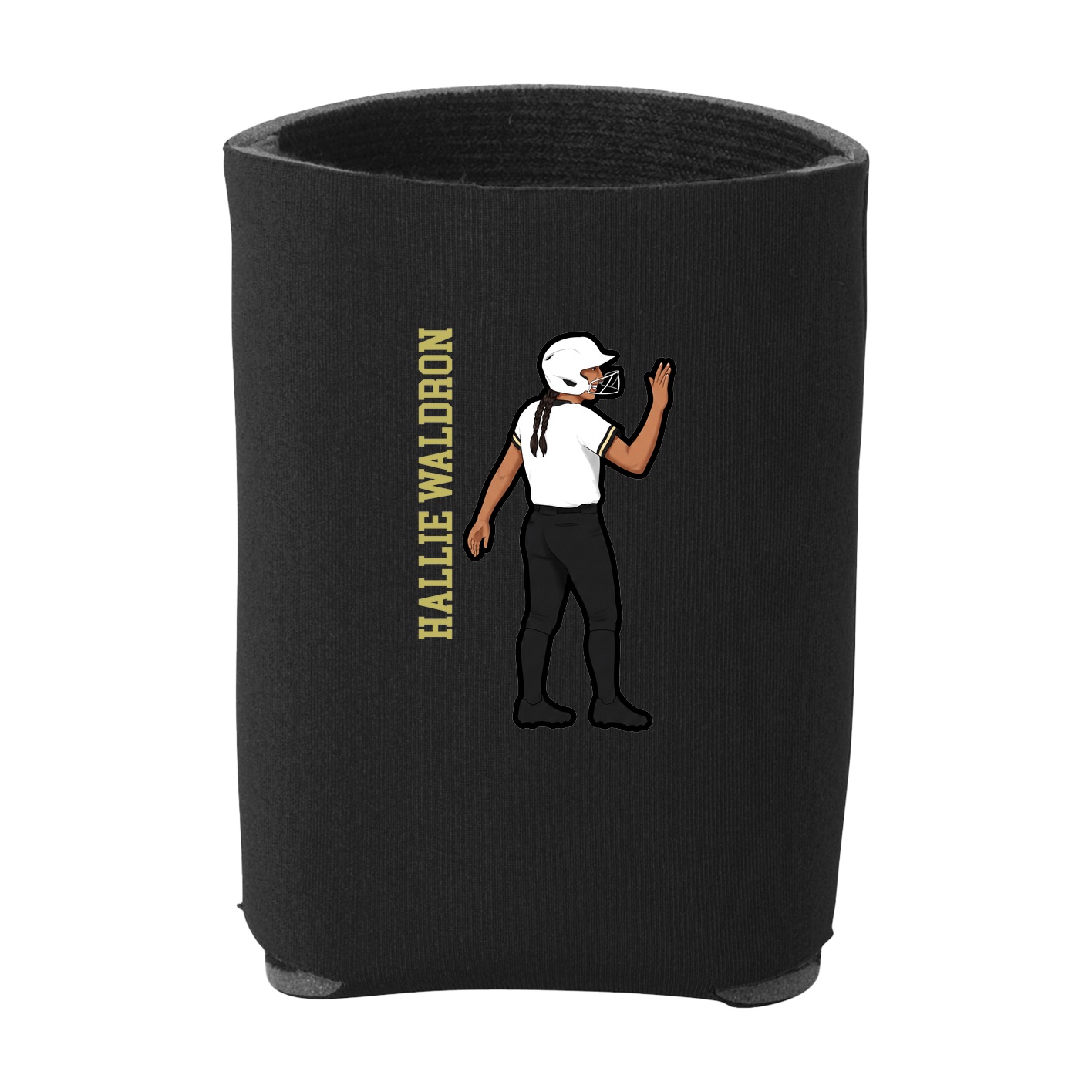 Can Holder — Name Vertical in Black