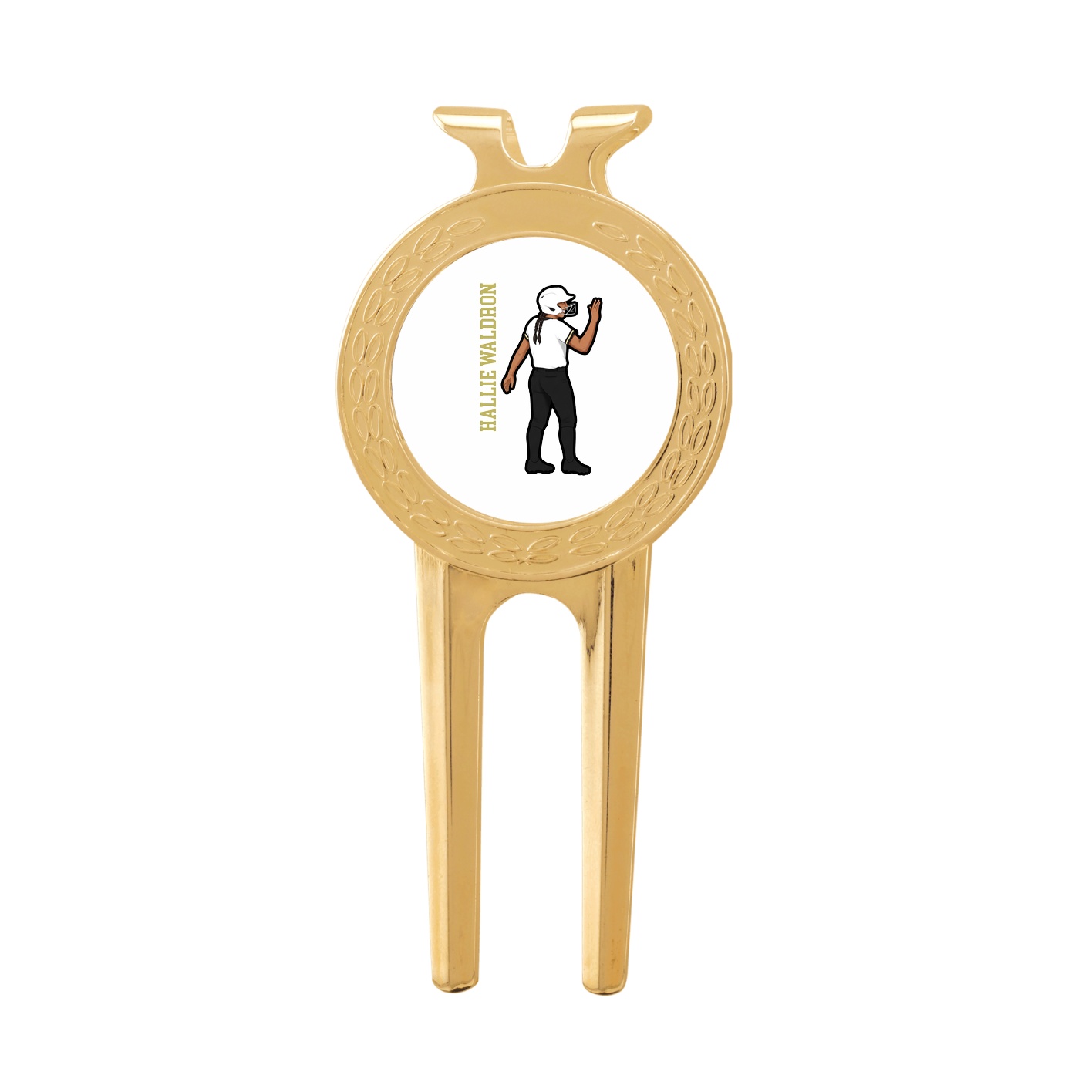 Divot Tool with Ball Marker — Name Vertical in Classic