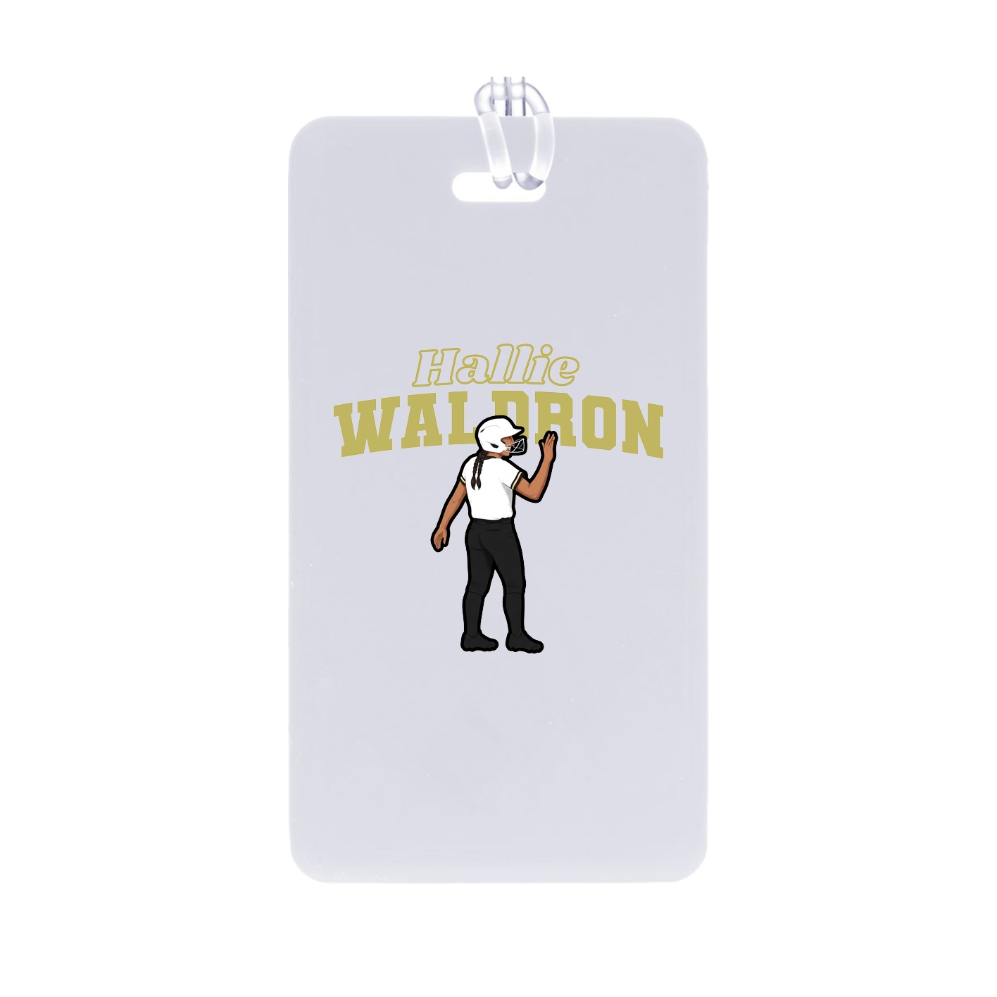 Bag Tag — Name Arch in Classic