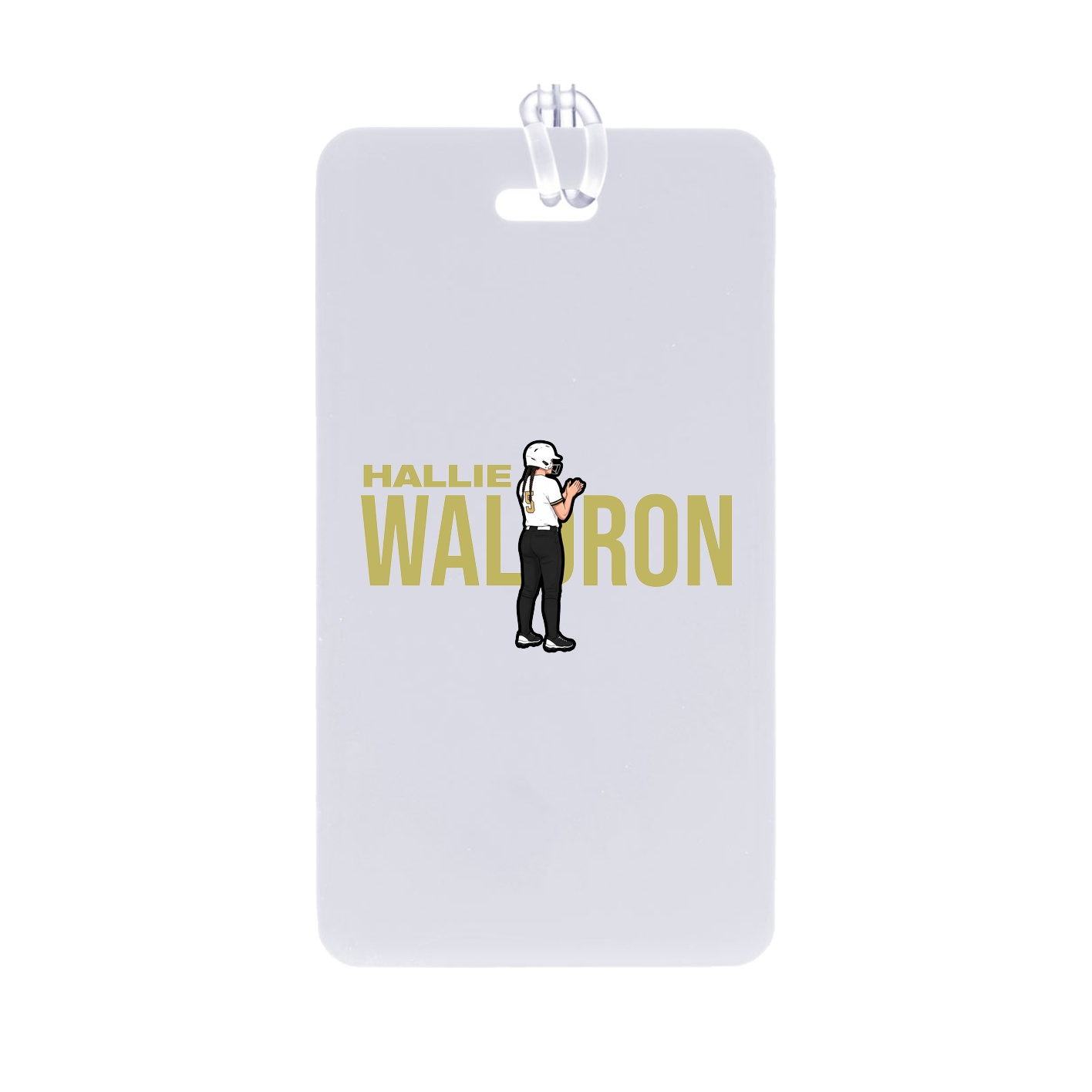 Bag Tag — Player Name in Classic