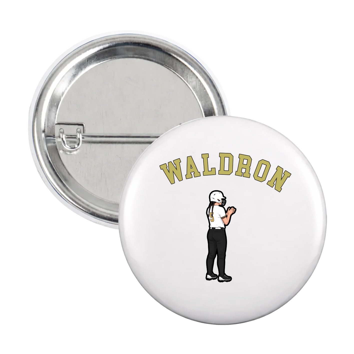 Game Day Button — Shirsey Arch in White