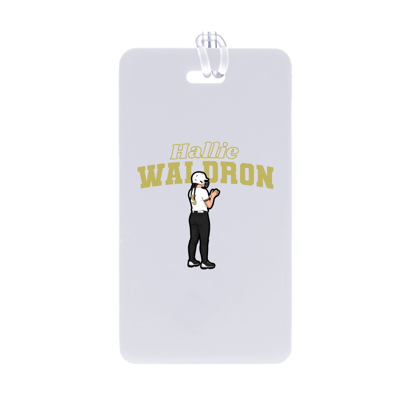 Bag Tag — Name Arch in Classic