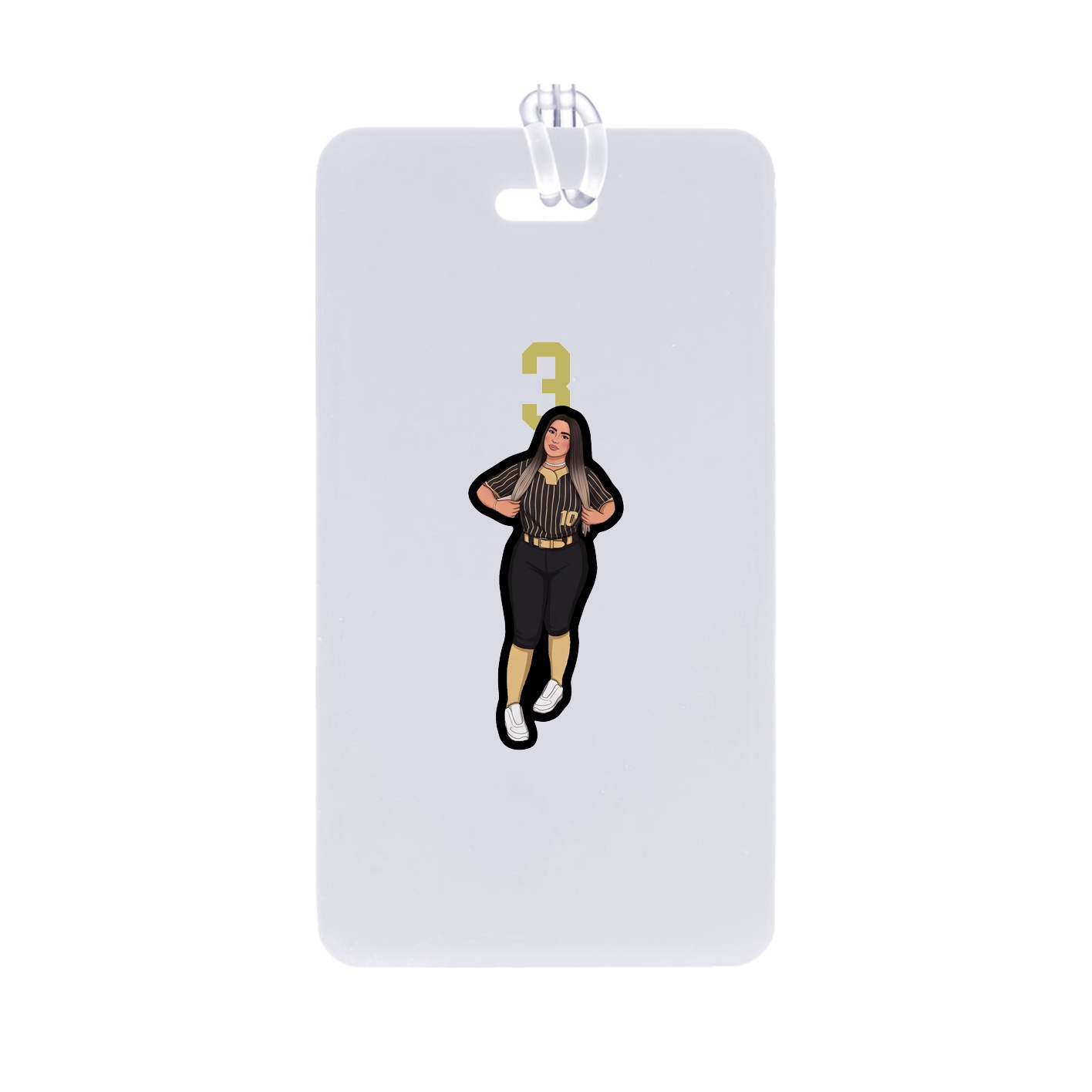 Bag Tag — Number Top in Classic