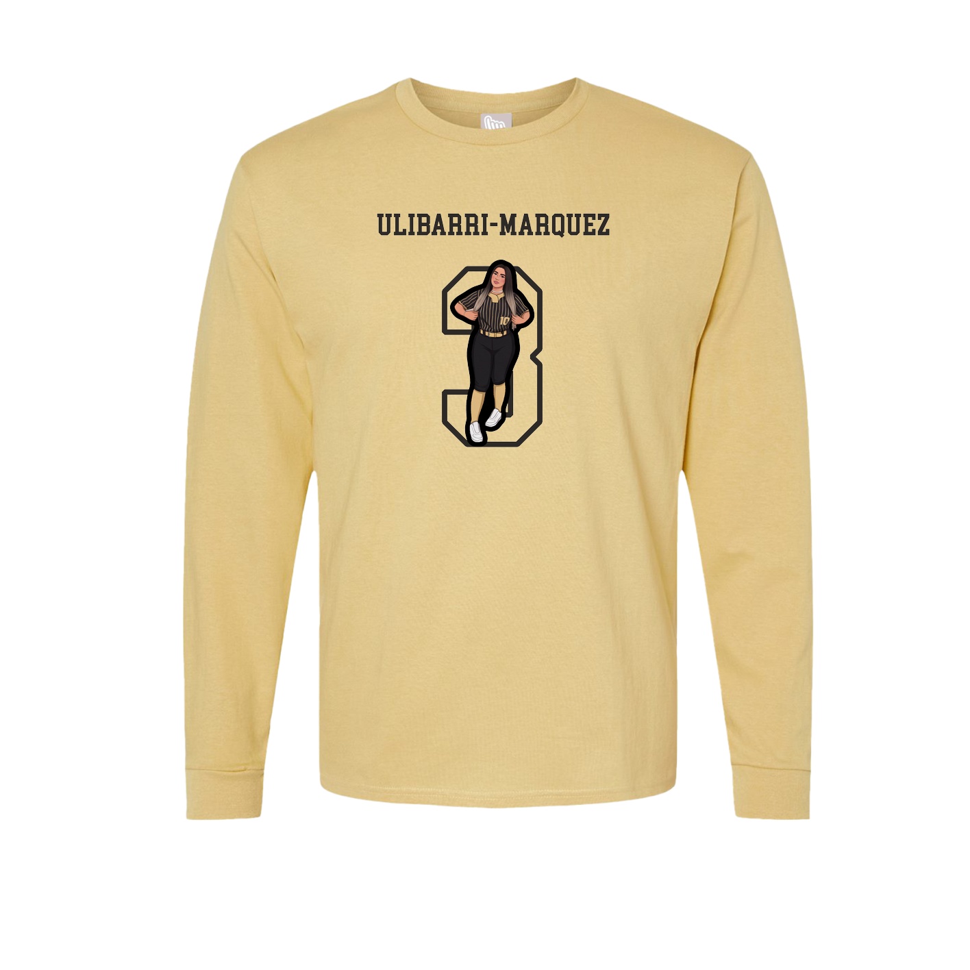 Long Sleeve Tee — Shirsey in Vegas Gold