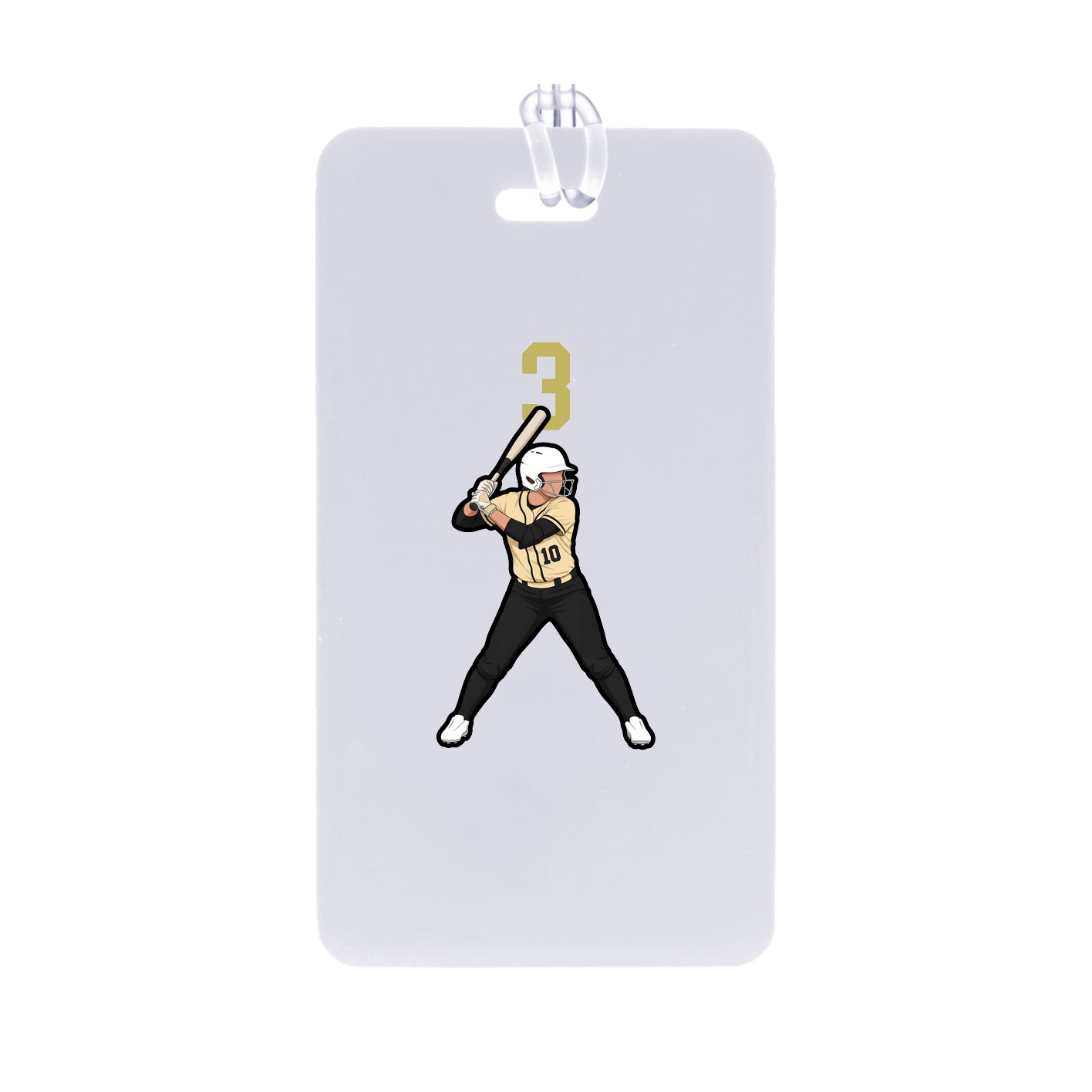Bag Tag — Number Top in Classic