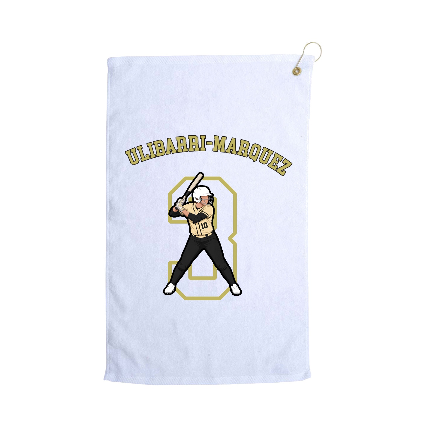 Golf Towel — Shirsey Arch in White
