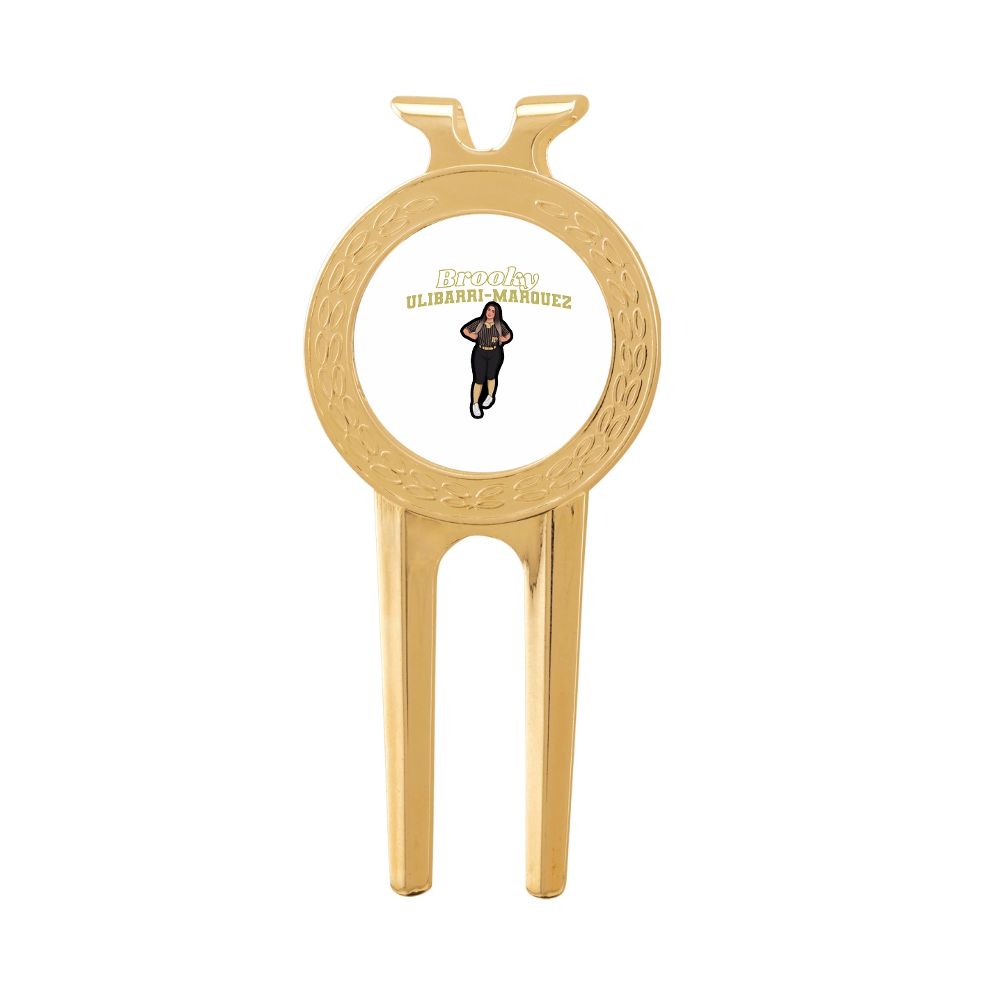 Divot Tool with Ball Marker — Name Arch in Classic