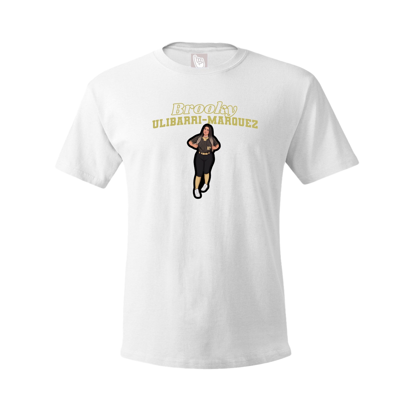 Tee — Name Arch in White