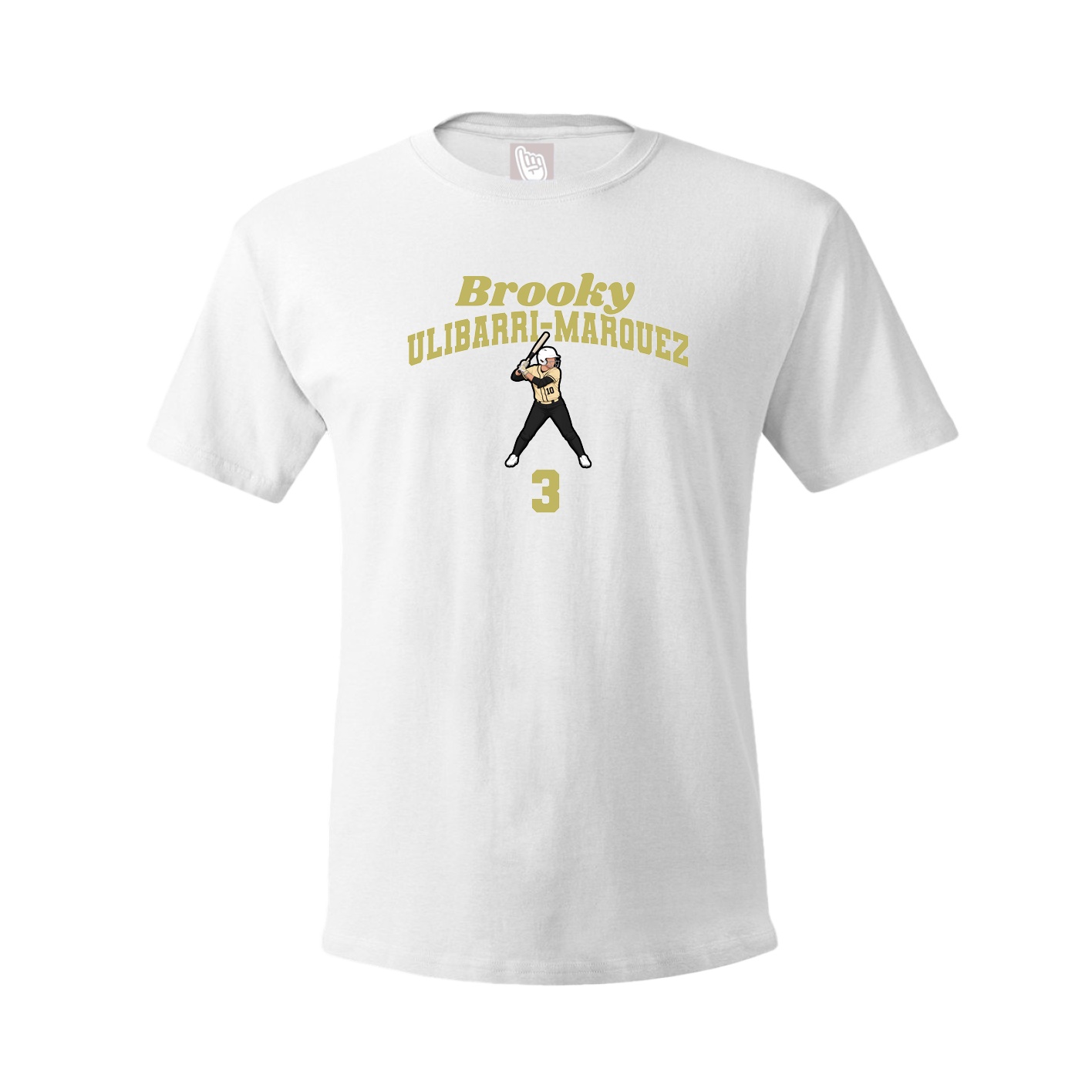 Youth Tee — Signature Arch in White