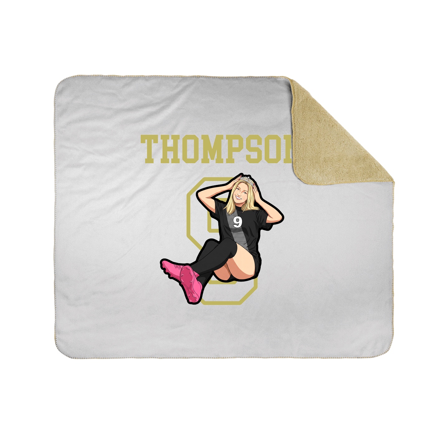 Throw Blanket — Shirsey in White