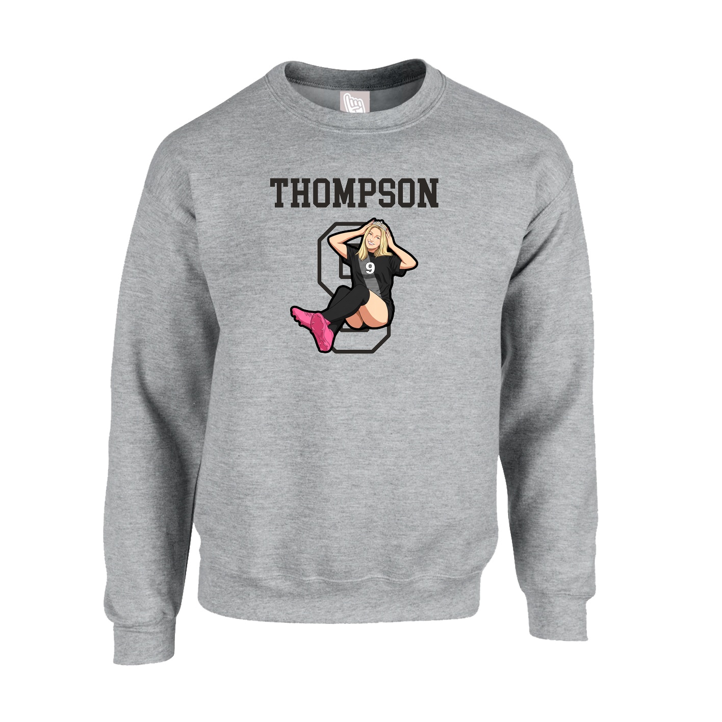 Fleece Crew — Shirsey in Grey