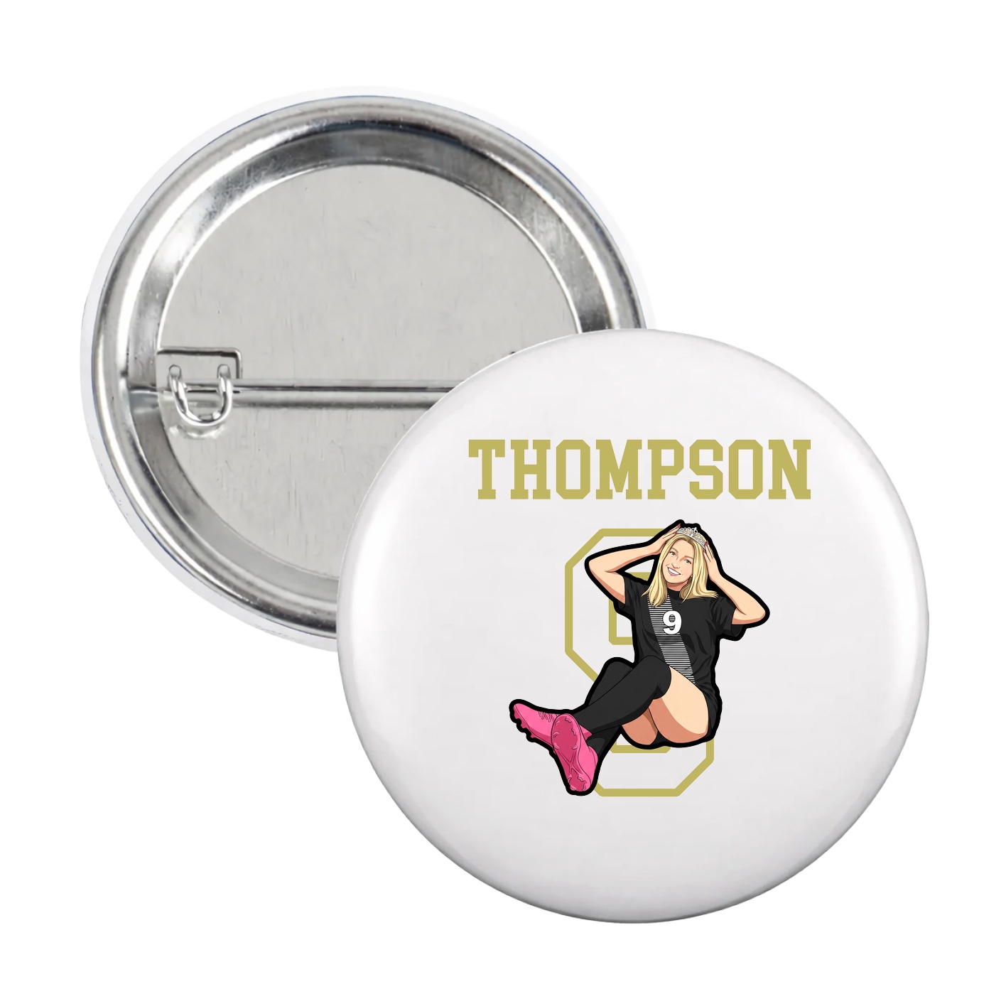 Game Day Button — Shirsey in White