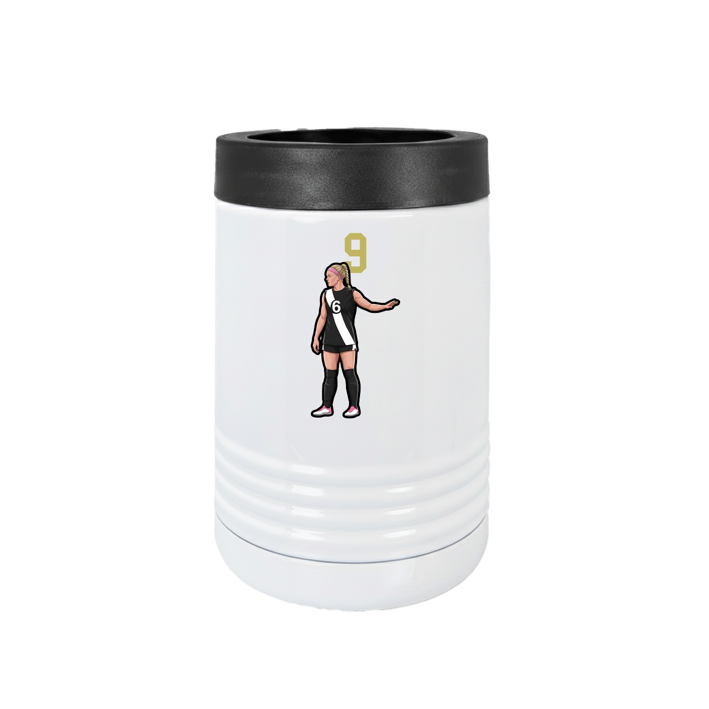 Beverage Holder — Number Top in White