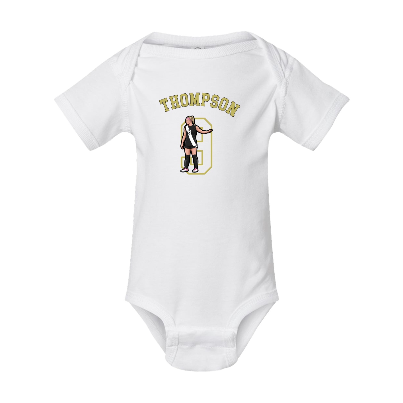 Baby Onesie — Shirsey Arch in White