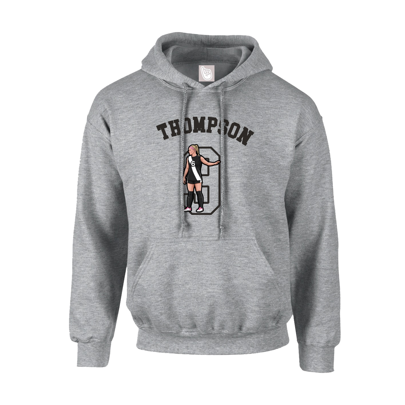 Youth Hoodie — Shirsey Arch in Grey